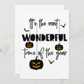 Het is de mooiste tijd van het jaar Halloween Bedankkaart (Voorkant / Achterkant)