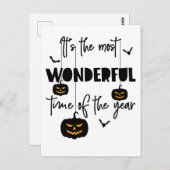 Het is de mooiste tijd van het jaar Halloween Briefkaart (Voorkant / Achterkant)