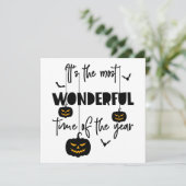 Het is de mooiste tijd van het jaar Halloween Kaart (Staand voorkant)
