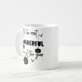 Het is de mooiste tijd van het jaar Halloween Koffiemok (Voorkant links)