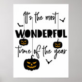 Het is de mooiste tijd van het jaar Halloween Poster (Voorkant)