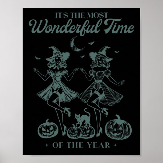Het is de mooiste tijd van het jaar Halloween Poster (Voorkant)