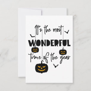Het is de mooiste tijd van het jaar Halloween RSVP Kaartje