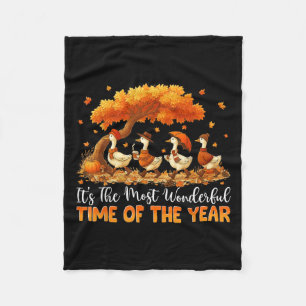 Het is de mooiste tijd van het jaar herfst herfst fleece deken