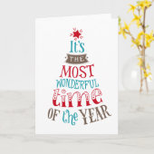 Het is de mooiste tijd van het jaar kaart (Gele Bloem)