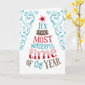 Het is de mooiste tijd van het jaar kaart (Gele Bloem)