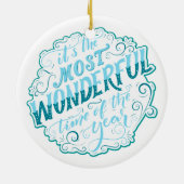 Het is de mooiste tijd van het Jaar Keramisch Ornament (Achterkant)