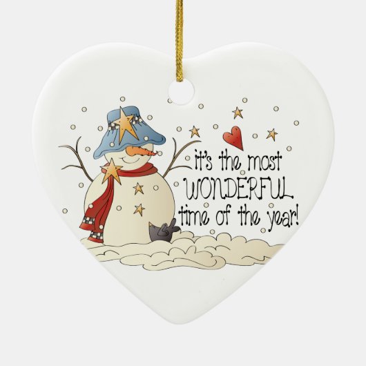 Het is de mooiste tijd van het jaar keramisch ornament (Achterkant)