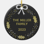 Het is de mooiste tijd van het jaar keramisch ornament (Achterkant)