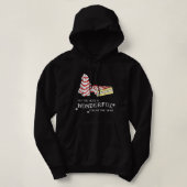 Het is de mooiste tijd van het jaar kerstmis hoodie (Design voorkant)