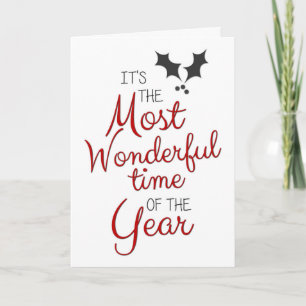 Het is de mooiste tijd van het jaar Kerstmis Kaart