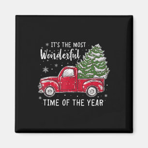 Het is de mooiste tijd van het jaar kerstmis magneet