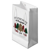 Het is de mooiste tijd van het jaar klein cadeauzakje (Voorkant Gekanteld)