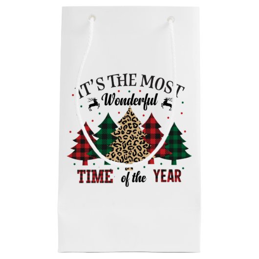 Het is de mooiste tijd van het jaar klein cadeauzakje (Voorkant)