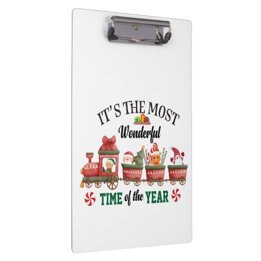 Het is de mooiste tijd van het jaar klembord (Rechts)