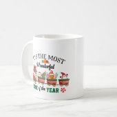 Het is de mooiste tijd van het jaar koffiemok (Voorkant links)
