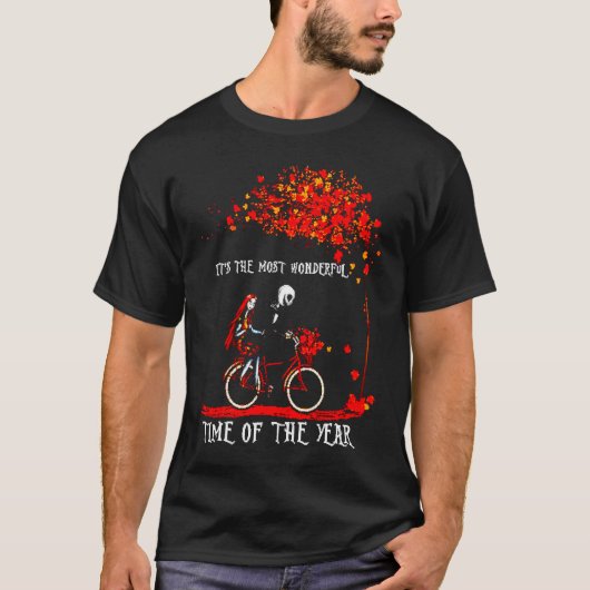 Het is de mooiste tijd van het jaar koppels H T-shirt (Voorkant)