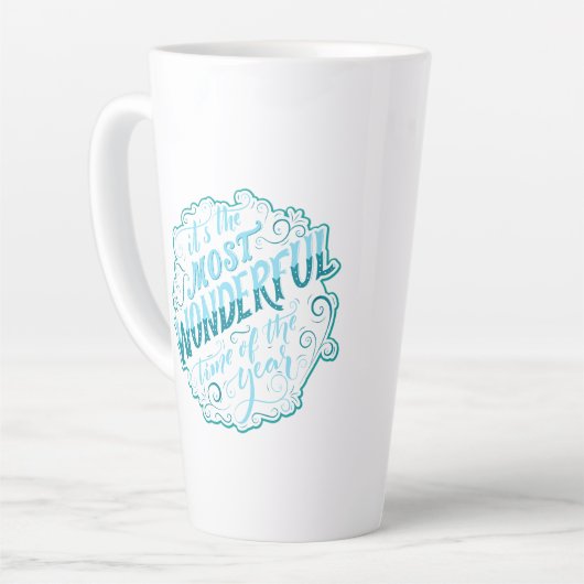 Het is de mooiste tijd van het Jaar Latte Mok (Linkerhoek)