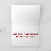 HET IS DE MOOISTE TIJD VAN HET JAAR-LIEFDE FEESTDAGEN KAART (Binnen)