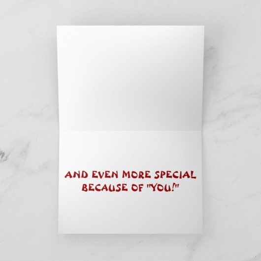 HET IS DE MOOISTE TIJD VAN HET JAAR-LIEFDE FEESTDAGEN KAART (Binnen)