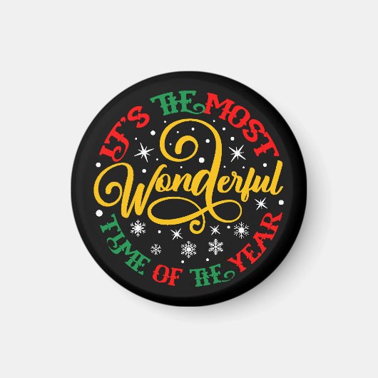 Het is de mooiste tijd van het jaar magneet (Voorkant)