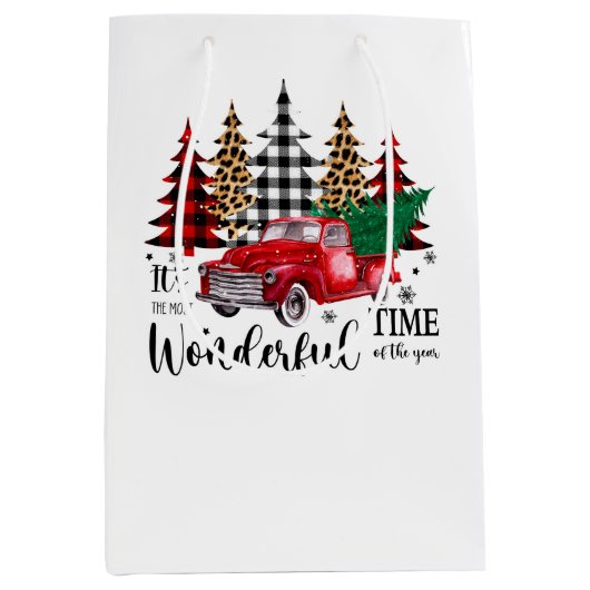 Het is de mooiste tijd van het jaar medium cadeauzakje (Voorkant)