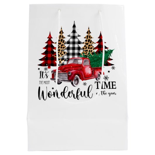 Het is de mooiste tijd van het jaar medium cadeauzakje (Achterkant)