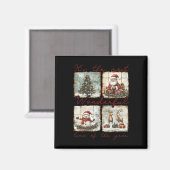 Het is de mooiste tijd van het jaar Merry Chr Magneet (Voorkant / Achterkant)