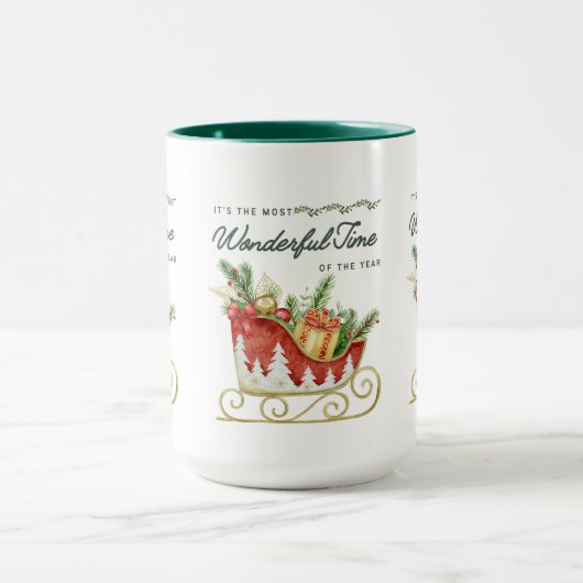 Het is de mooiste tijd van het jaar mok (Midden)