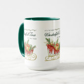 Het is de mooiste tijd van het jaar mok (Voorkant links)