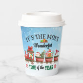Het is de mooiste tijd van het jaar papieren bekers (Achterkant)