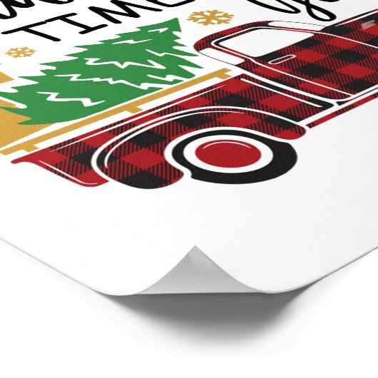 Het is de mooiste tijd van het jaar poster (Hoek)