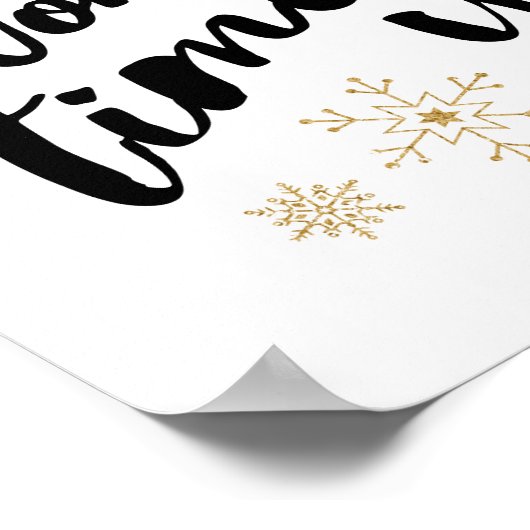 Het is de mooiste tijd van het Jaar - Poster (Hoek)