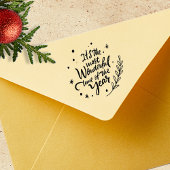 Het is de mooiste tijd van het jaar rubberstempel