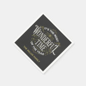 Het is de mooiste tijd van het jaar servet (Hoek)