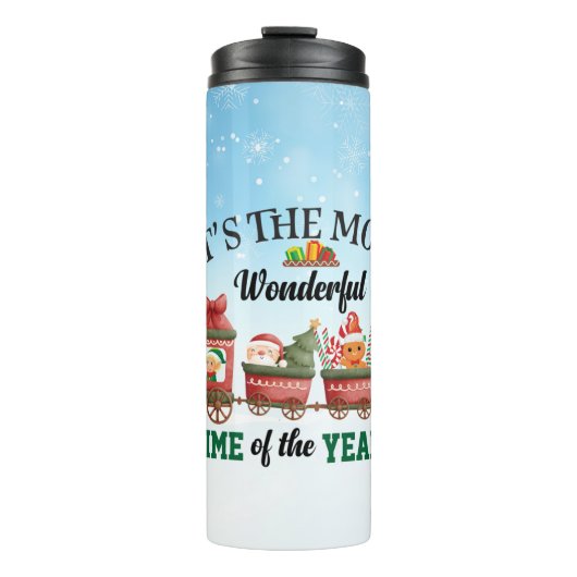 Het is de mooiste tijd van het jaar thermosbeker (Voorkant)