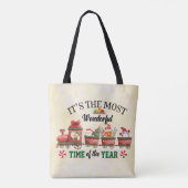 Het is de mooiste tijd van het jaar tote bag (Achterkant)