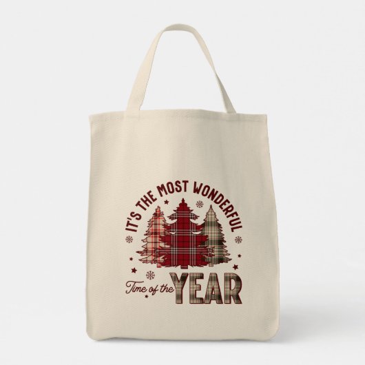 Het is de mooiste tijd van het Jaar Tote Bag (Achterkant)