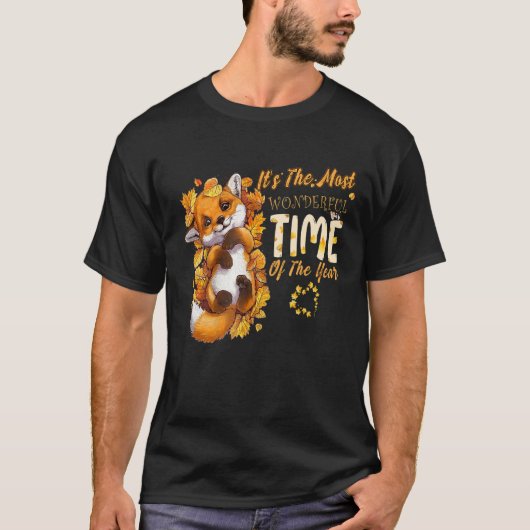 Het is de mooiste tijd van het jaar van het rode b t-shirt (Voorkant)