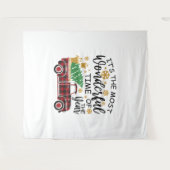 Het is de mooiste tijd van het jaar wandkleed (Voorkant (horizontaal))