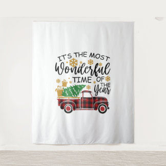 Het is de mooiste tijd van het jaar wandkleed