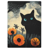 Het is de mooiste tijd van het jaar zwarte kat klembord (Achterkant)