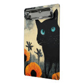 Het is de mooiste tijd van het jaar zwarte kat mini klembord (Angled2)