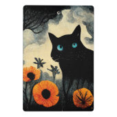 Het is de mooiste tijd van het jaar zwarte kat mini klembord (Achterkant)