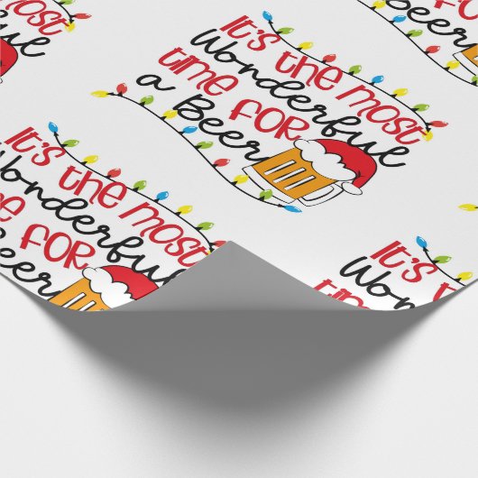 Het is de mooiste tijd voor een BIER Cadeaupapier (Hoek)