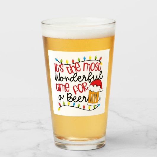 Het is de mooiste tijd voor een BIER Glas (Voorkant gevuld)