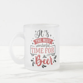 Het is de mooiste tijd voor een bier matglas koffiemok