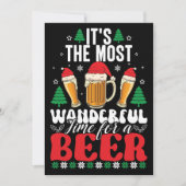 Het is de mooiste tijd voor een bierfeestje kaart (Voorkant)