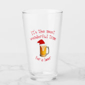 Het is de mooiste tijd voor een bierglas glas (Voorkant)