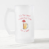 Het is de mooiste tijd voor een bierglas matglas bierpul (Links)